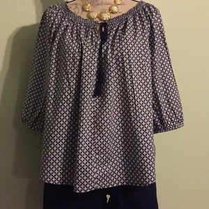 Navy blue blouse Joe